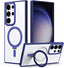 [Fusion Armour Ring] Premium Tough Protective Magnetic Ring Kickstand Case, MagSafe Case for Samsung Galaxy S24 Ultra