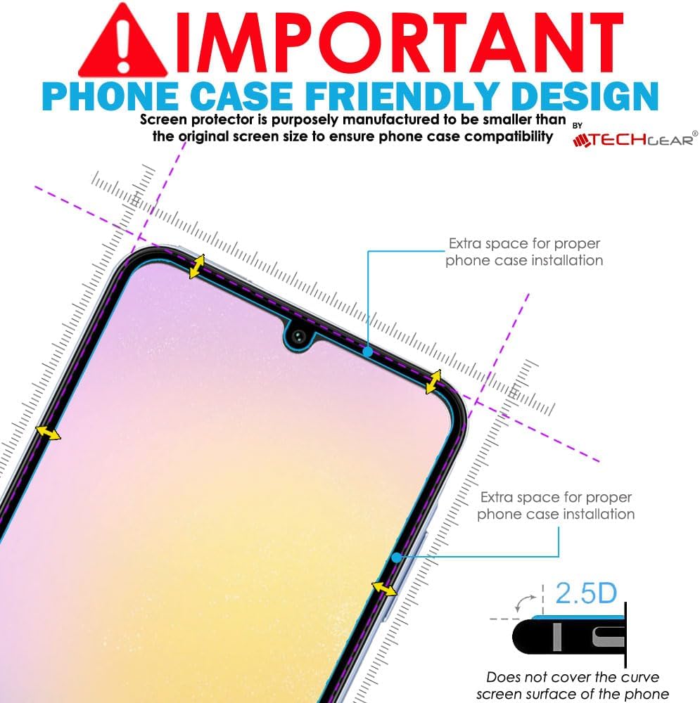 Samsung Galaxy A25 5G Tempered Glass Screen Protectors