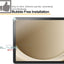 Samsung Galaxy Tab S9 FE Plus 12.4" (SM-X610 / SM-X616) Anti Glare, Matte Tempered Glass Screen Protectors