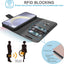[Leather Wallet Case] Genuine Leather [RFID Blocking] Magnetic Flip Case with Card & Slots and Stand For Samsung Galaxy S24 Plus