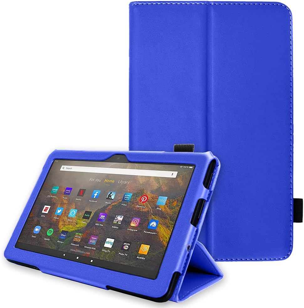 [Folio Case] Smart Cover Stand with Auto Sleep/Wake & Hand Strap for Amazon Fire Max 11" 2023 / 13th Generation
