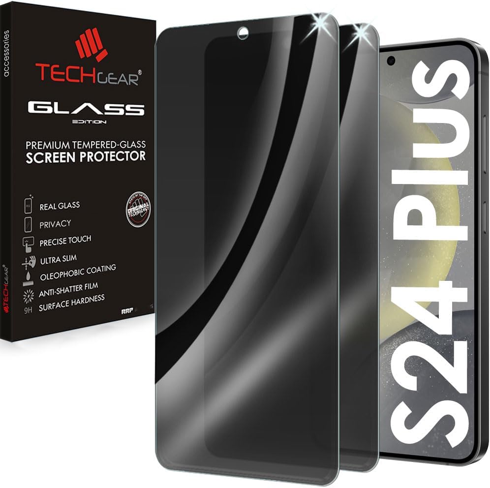Samsung Galaxy S24 Plus Anti Spy, Privacy Full Coverage 3D Tempered Glass Screen Protectors