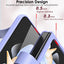 Samsung Galaxy Z Flip 5 Case, Z Flip 5 Leather Case with Leather Finger Holder, Hard PC Shockproof Case