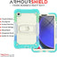 [ArmourSHIELD Case] Full Body Tough Rugged Case with Folding Stand & Screen Protector For Samsung Galaxy Tab A9 8.7" (SM-X110 / SM-X115)