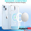 iPhone 15 Magnetic Case [Fusion HD] Shockproof, Anti-Scratch, Slim & Light, Hybrid Drop Protection, Gel Bumper & Clear Hard Back MagSafe Case Cover