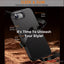 [Carbon Fibre Detail] iPhone 16e Ultra Magnetic Shockproof Slim Case with Tough Hard Back Compatible with MagSafe