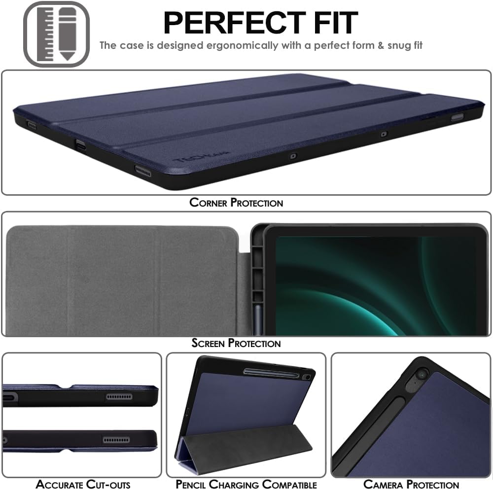 [Smart Case] Slim Stand Cover with Auto Sleep/Wake for Samsung Galaxy Tab S10 Lite / S10 FE / S9 FE 10.9" (SM-X400/X406/X520/X526/X510/X516 Series)