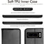 [Wallet Case] Protective Cover with Cash & Card Holder, Stand and Wrist Strap For Google Pixel 8 Pro