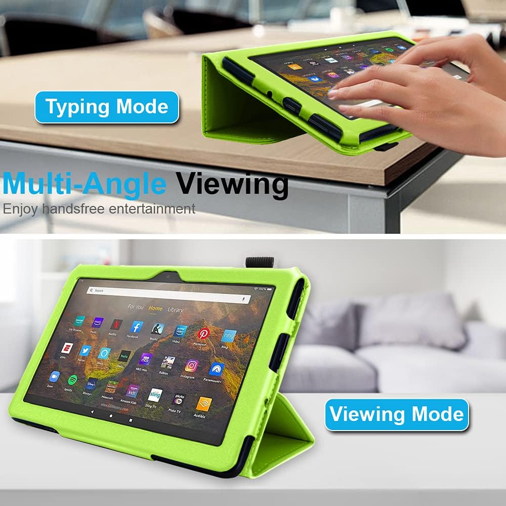 [Folio Case] Smart Cover Stand with Auto Sleep/Wake & Hand Strap for Amazon Fire Max 11" 2023 / 13th Generation
