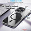[Mag Fusion] Shockproof, Anti-Scratch, Slim & Light, Gel Bumper & Clear Hard Back Compatible with MagSafe Case Cover for iPhone 15 6.1"