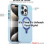 Premium Liquid Silicone Shockproof Anti-Scratch Magnetic Kickstand Case, Soft Microfibre Lining, Compatible with MagSafe Case for iPhone 15 Pro 6.1"