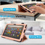 [Folio Case] Smart Cover Stand with Auto Sleep/Wake & Hand Strap for Amazon Fire Max 11" 2023 / 13th Generation
