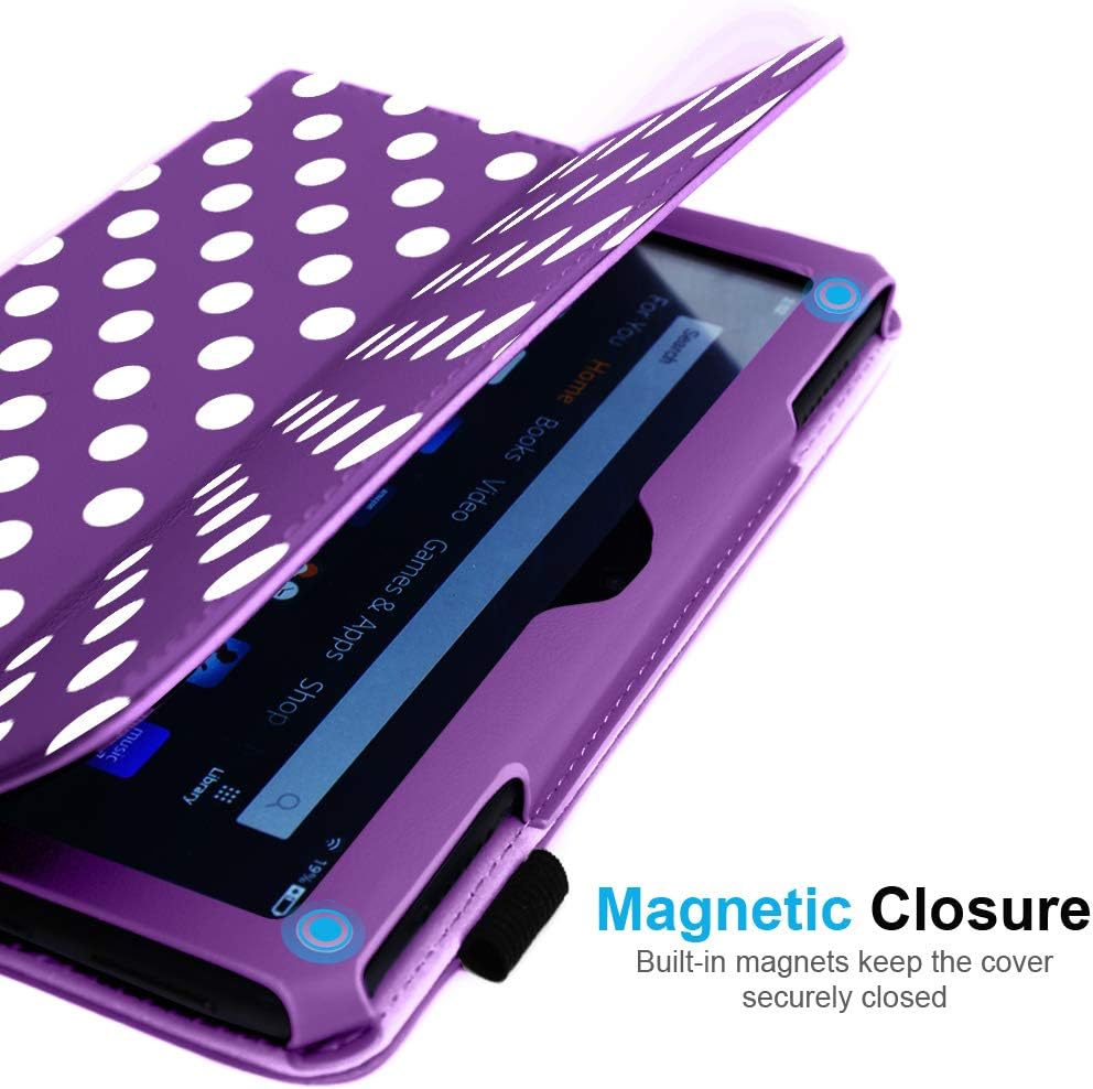 [Folio Case] Smart Cover Stand with Auto Sleep/Wake & Hand Strap for Amazon Fire Max 11" 2023 / 13th Generation