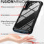 [Fusion Armour Case] Premium Hybrid Tough Heavy Duty, Clear Back, Bumper Case for Samsung A14 & A14 5G