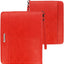 Executive Leather Folio Organiser with Anti-Shock Bubble Interior and Stash Pockets, Pouches and Card Slots