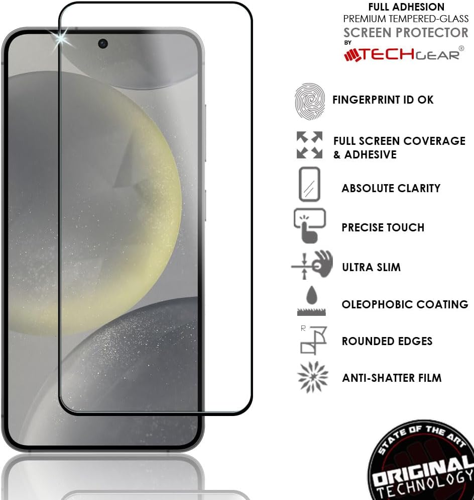 Samsung Galaxy S24 Plus FULL Tempered Glass Screen & with Camera Lens Protector