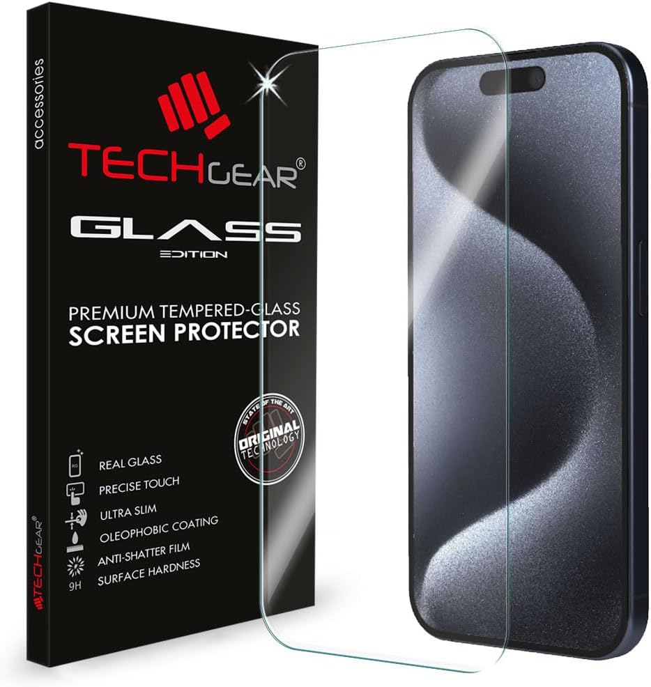iPhone 15 Pro Max Tempered Glass Screen Protectors