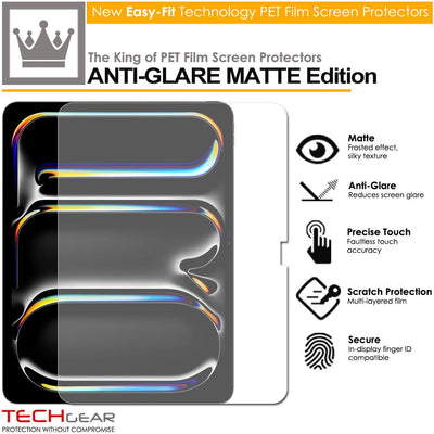 Apple iPad Pro 13" (M4) 2024, 7th Generation Anti Glare, Matte Film Screen Protectors