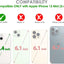 [Fusion HD Case] Shockproof Fused Gel Bumper & Hard Back Slim Clear Cover for iPhone 13 Mini