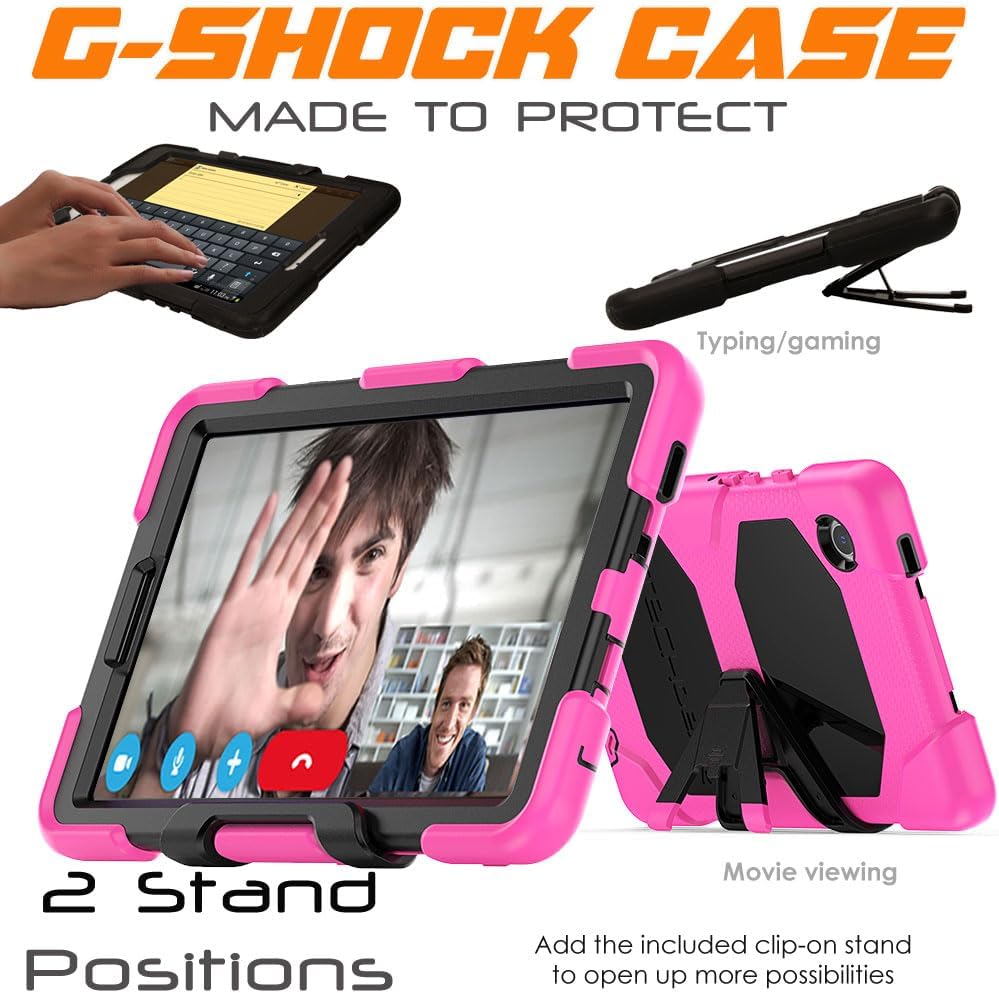[G-SHOCK Case] Heavy Duty Long Survival Screen Protector Case for Samsung Galaxy Tab A9 8.7" (SM-X110 / SM-X115)