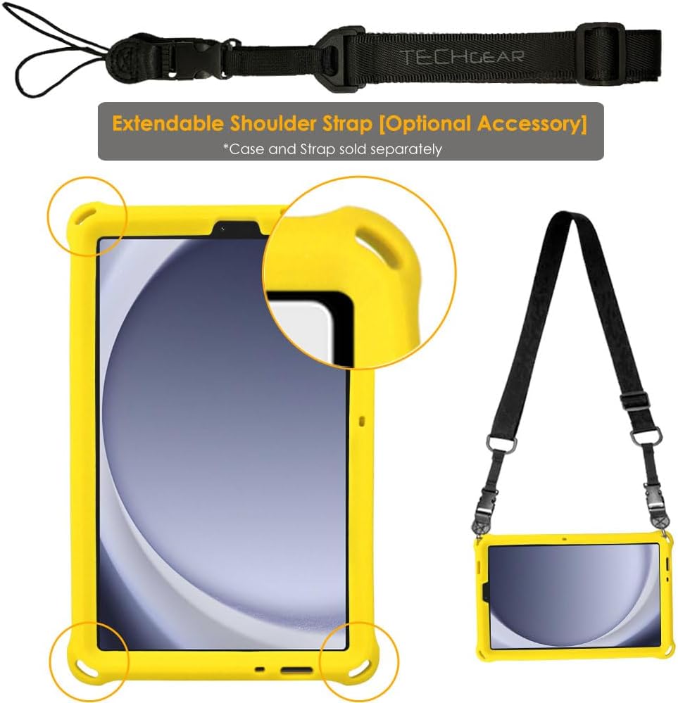 [Bumper Case] Shockproof Soft Easy Grip Case for Samsung Galaxy Tab A9 8.7" (SM-X110 / SM-X115)