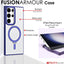 [Fusion Armour Ring] Premium Tough Protective Magnetic Ring Kickstand Case, MagSafe Case for Samsung Galaxy S24 Ultra