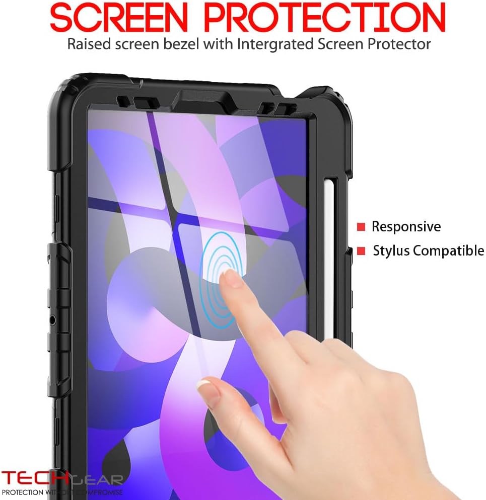 [ArmourSHIELD] Full Body Tough Rugged Case with Folding Stand & Protector For Apple iPad Air 10.9" 4th/5th Gen (2022/20) & iPad Pro 11" 4th/3rd Gen