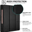 [Smart Case] Slim Stand Cover with Auto Sleep/Wake for Samsung Galaxy Tab S9 Plus 12.4" (SM-X810, SM-X816 Series)