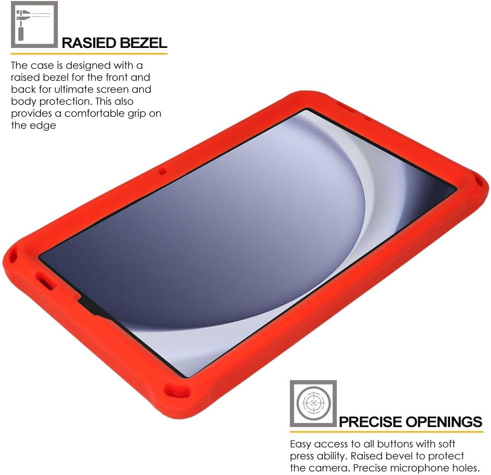 [Bumper Case] Shockproof Soft Easy Grip Case for Samsung Galaxy Tab A9 8.7" (SM-X110 / SM-X115)