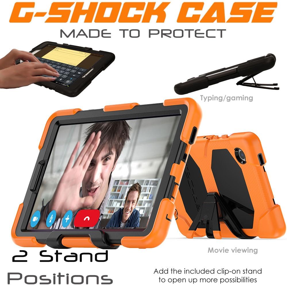 [G-SHOCK Case] Heavy Duty Long Survival Screen Protector Case for Samsung Galaxy Tab A9 8.7" (SM-X110 / SM-X115)