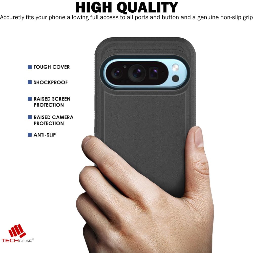[Fusion Armour] Premium Hybrid Tough Rugged Protective Bumper Case For Google Pixel 9 / Pixel 9 Pro