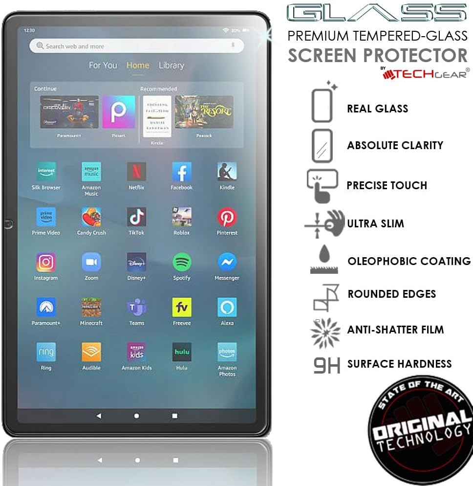 Amazon Fire Max 11 Tablets (2023 / 13th Generation) Tempered Glass Screen Protectors