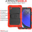 [ArmourSHIELD Case] Full Body Tough Rugged Case with Folding Stand & Screen Protector For Samsung Galaxy Tab A9 8.7" (SM-X110 / SM-X115)