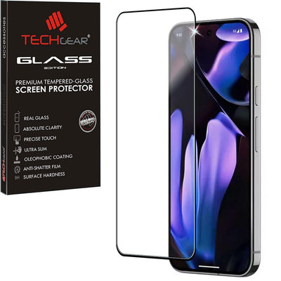 Google Pixel 9 Pro XL Full Coverage 3D Tempered Glass Screen Protectors