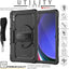 [UTILITY Case] Full Body Shockproof Case with Stand, Hand & Shoulder Strap for Samsung Galaxy Tab S9 Ultra (SM-X910, SM-X916 Series)
