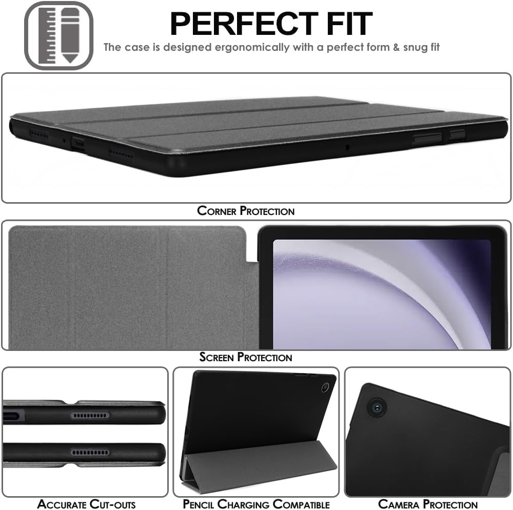 [Smart Case] Slim Stand Cover with Auto Sleep/Wake foR Samsung Galaxy Tab A9 Plus 11" 2023 (SM-X210 / SM-X215)