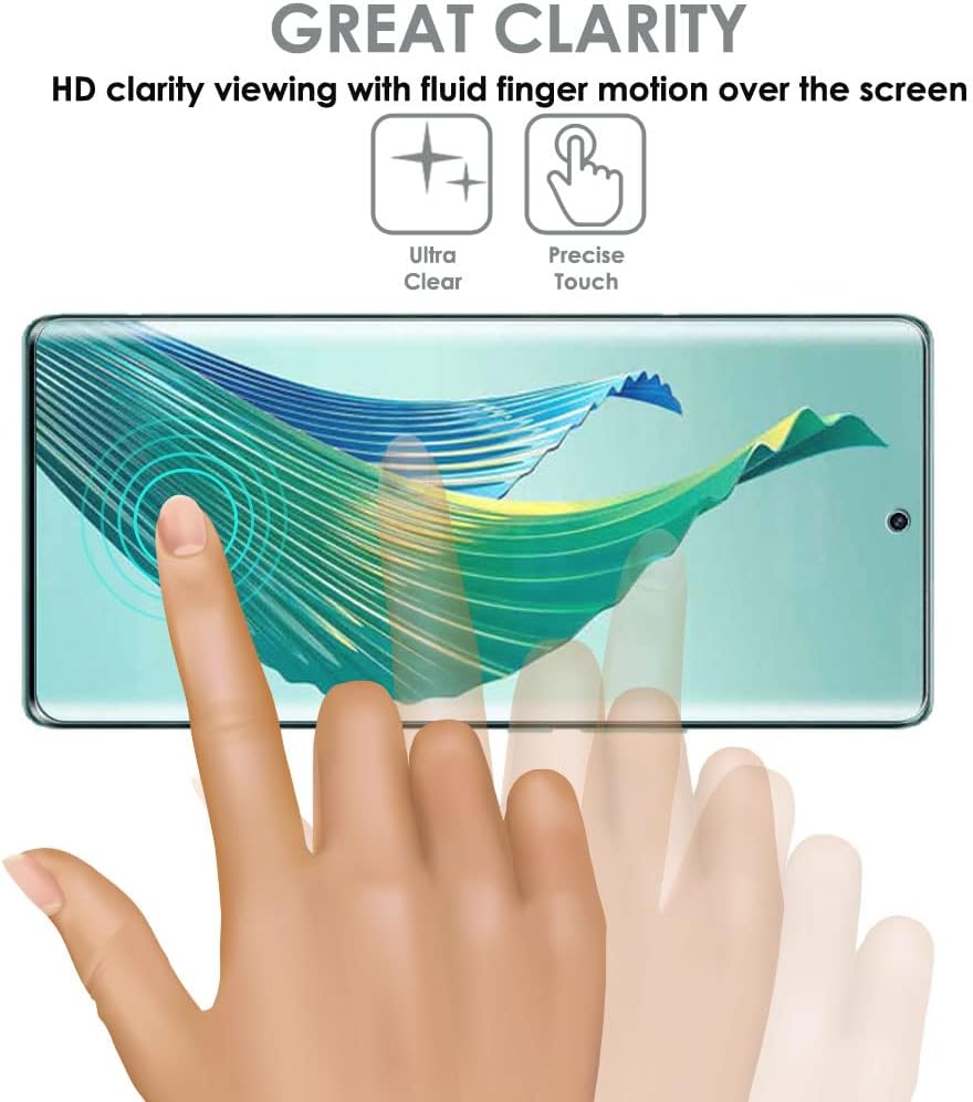 [Screen Angel Edition] Case Friendly Screen Protector [Bubble Free] [FULL Screen Coverage] HD Clear Flexible TPU Film For Honor Magic 6 Lite 5G