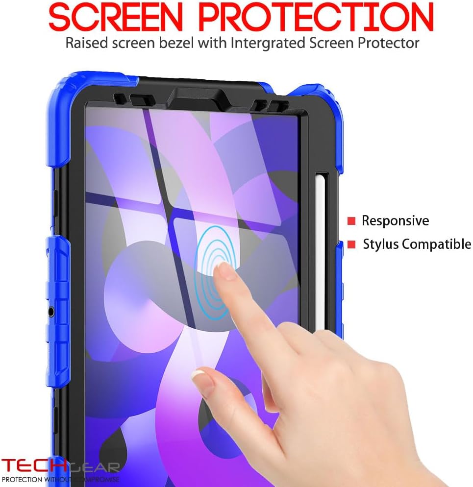 [ArmourSHIELD] Full Body Tough Rugged Case with Folding Stand & Protector For Apple iPad Air 10.9" 4th/5th Gen (2022/20) & iPad Pro 11" 4th/3rd Gen