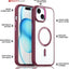 iPhone 15 Plus 6.7" Tough MagSafe Case [Magnetic Fusion] Premium Tough Rugged Protective Case Slim Heavy Duty Protection with Clear Back
