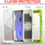 [ArmourSHIELD Case] Full Body Tough Rugged Case with Folding Stand & Screen Protector For Samsung Galaxy Tab A9 8.7" (SM-X110 / SM-X115)