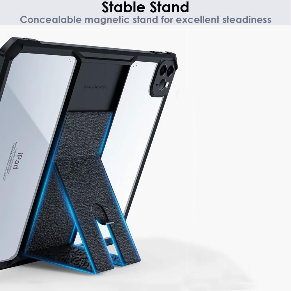 [Fusion Armour] Premium Slim Hybrid Tough Rugged Protective Bumper Case With Stand for Apple iPad Pro 12.9 2022/2021 (6th / 5th Generation)