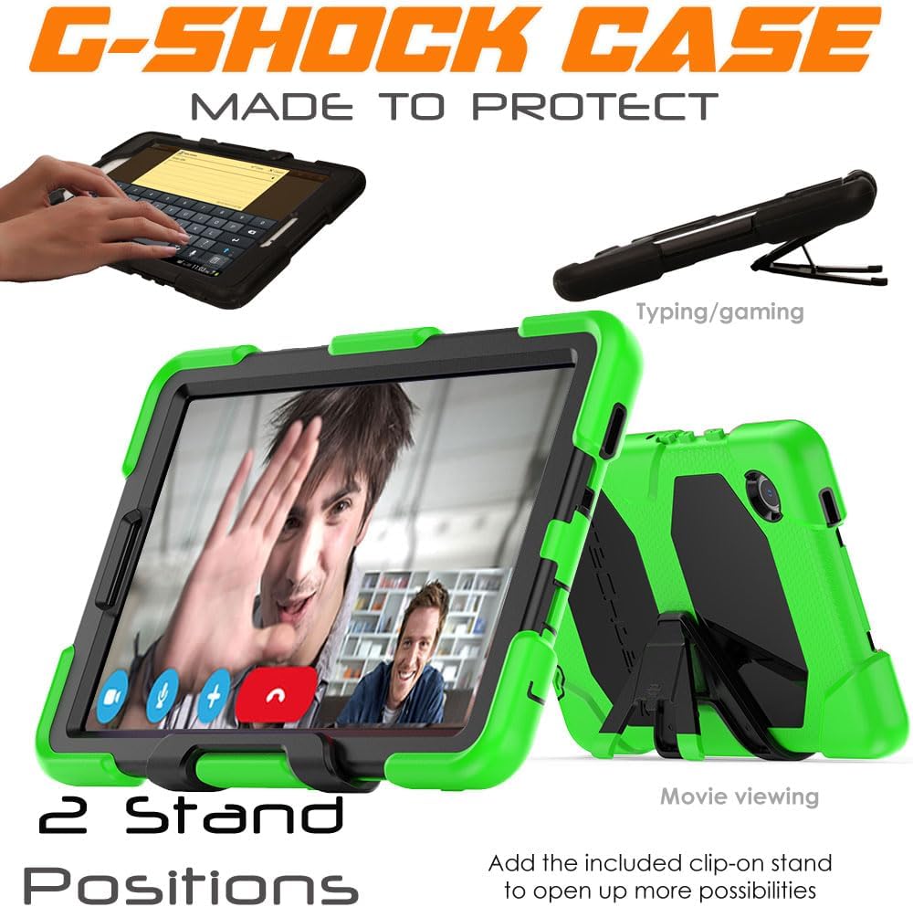 [G-SHOCK Case] Heavy Duty Long Survival Screen Protector Case for Samsung Galaxy Tab A9 8.7" (SM-X110 / SM-X115)
