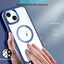iPhone 15 Plus 6.7" Tough MagSafe Case [Magnetic Fusion] Premium Tough Rugged Protective Case Slim Heavy Duty Protection with Clear Back