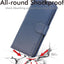 [Wallet Case] Protective Cover with Cash & Card Holder, Stand and Wrist Strap [RFID BLOCKING] For Honor Magic 6 Lite 5G