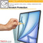Apple iPad Air 11 Inch 2025 / 2024, 7th & 6th Generation Anti Glare, Matte Film Screen Protectors