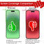 iPhone 16 Plus Anti Glare, Matte Full Coverage 3D Tempered Glass Screen Protectors