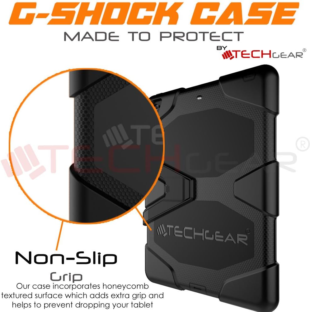 [G-SHOCK Case] Heavy Duty Long Survival Screen Protector Case for iPad 9.7" 2018 / 2017