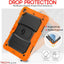 [ArmourSHIELD Case] Full Body Tough Rugged Case with Folding Stand & Screen Protector For Apple iPad 10.2" 2021/2020/2019 [9th/8th/7th Generation]