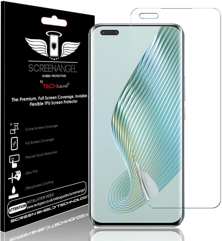 [Screen Angel Edition] Case Friendly Screen Protector [Bubble Free] [FULL Screen Coverage] HD Clear Flexible TPU Film For Honor Magic 5 Pro 5G
