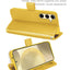 [Wallet Case] Protective Cover with Cash & Card Holder, Stand and Wrist Strap For Samsung Galaxy S24 Plus